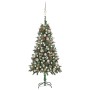 Árbol de Navidad helado con luces, bolas y piñas 150 cm de vidaXL, Arboles de navidad - Ref: Foro24-3077847, Precio: 81,65 €,...