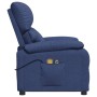 Hebe-Massagesessel aus blauem Stoff von vidaXL, Elektrische Massagesessel - Ref: Foro24-3126031, Preis: 438,99 €, Rabatt: %