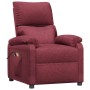 Sillón de masaje elevable tela rojo tinto de vidaXL, Sillones de masaje eléctricos - Ref: Foro24-3110988, Precio: 374,00 €, D...