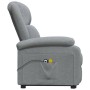 Liftable massage chair light gray fabric by vidaXL, Electric massage chairs - Ref: Foro24-3110978, Price: 333,99 €, Discount: %