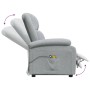 Liftable massage chair light gray fabric by vidaXL, Electric massage chairs - Ref: Foro24-3110978, Price: 333,99 €, Discount: %