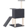 Rascador para gatos con postes de sisal gris oscuro 109 cm de vidaXL, Mobiliario para gatos - Ref: Foro24-171671, Precio: 46,...