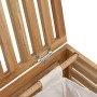 Solid walnut wood laundry basket 45x45x65 cm by vidaXL, Laundry baskets - Ref: Foro24-350353, Price: 77,72 €, Discount: %