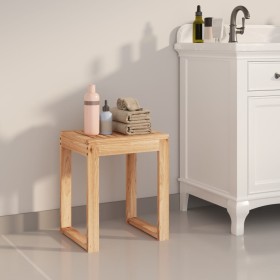 Solid walnut wood bathroom stool 40x30x46 cm by vidaXL, Shower seats and benches - Ref: Foro24-350344, Price: 54,40 €, Discou...