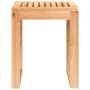 Solid walnut wood bathroom stool 40x30x46 cm by vidaXL, Shower seats and benches - Ref: Foro24-350344, Price: 54,40 €, Discou...