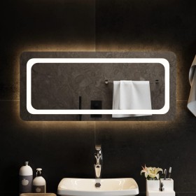 Espejo de baño con LED 90x40 cm de vidaXL, Espejos - Ref: Foro24-151788, Precio: 76,34 €, Descuento: %