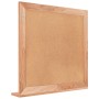 Espejo de pared madera maciza nogal 55x55 cm de vidaXL, Espejos - Ref: Foro24-350358, Precio: 45,63 €, Descuento: %