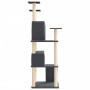 Cat scratching post with dark gray sisal posts 153 cm by vidaXL, Cat furniture - Ref: Foro24-171695, Price: 68,62 €, Discount: %