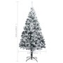 Beleuchteter Weihnachtsbaum mit Lichtern und grünen Kugeln 240 cm von vidaXL, Weihnachtsbäume - Ref: Foro24-3077870, Preis: 2...