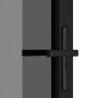 Interior door EGS glass and black aluminum 83x201.5 cm by vidaXL, Doors for the home - Ref: Foro24-350561, Price: 215,74 €, D...