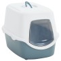 Cat litter tray with lid PP white blue 56x40x40 cm by vidaXL, Cat litter boxes - Ref: Foro24-171799, Price: 39,13 €, Discount: %