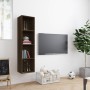 Brown oak wood TV cabinet/shelf 143x30x36 cm by vidaXL, Shelves and shelves - Ref: Foro24-815272, Price: 80,04 €, Discount: %