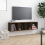 Brown oak wood TV cabinet/shelf 143x30x36 cm by vidaXL, Shelves and shelves - Ref: Foro24-815272, Price: 80,04 €, Discount: %