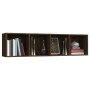 Brown oak wood TV cabinet/shelf 143x30x36 cm by vidaXL, Shelves and shelves - Ref: Foro24-815272, Price: 80,04 €, Discount: %