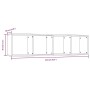 TV-Schrank/Regal aus geräuchertem Eichenholz, 143 x 30 x 36 cm von vidaXL, Regale und Regale - Ref: Foro24-815270, Preis: 74,...