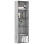 5-stöckiges Sperrholzregal grau 60x30x189 cm von vidaXL, Bücherregale und Regale - Ref: Foro24-815400, Preis: 94,04 €, Rabatt: %