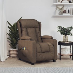 Brown fabric electric massage chair by vidaXL, Electric massage chairs - Ref: Foro24-3098793, Price: 292,94 €, Discount: %