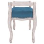 Blue velvet bench 80x45x60 cm by vidaXL, Banks - Ref: Foro24-344431, Price: 101,49 €, Discount: %