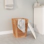 Solid walnut wood bathroom stool 40.5x40.5x56 cm by vidaXL, Laundry baskets - Ref: Foro24-350352, Price: 76,13 €, Discount: %