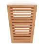 Taburete de baño madera maciza de nogal 40,5x40,5x56 cm de vidaXL, Cestas para ropa - Ref: Foro24-350352, Precio: 76,13 €, De...