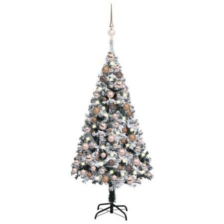 Artificial Christmas tree with lights and balls green 120 cm by vidaXL, Christmas trees - Ref: Foro24-3077866, Price: 84,18 €...