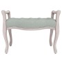 Banco de terciopelo gris claro 80x45x60 cm de vidaXL, Bancos - Ref: Foro24-344432, Precio: 116,28 €, Descuento: %