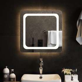 Espejo de baño con LED 50x50 cm de vidaXL, Espejos - Ref: Foro24-151777, Precio: 48,87 €, Descuento: %