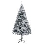 Künstlicher Weihnachtsbaum mit Lichtern und Kugeln grün 120 cm von vidaXL, Weihnachtsbäume - Ref: Foro24-3077866, Preis: 84,1...