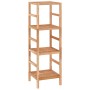 Solid walnut wood bathroom shelf 35.5x35.5x112.5 cm by vidaXL, Bookcases and shelves - Ref: Foro24-350364, Price: 82,99 €, Di...