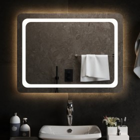 Espejo de baño con LED 80x60 cm de vidaXL, Espejos - Ref: Foro24-151787, Precio: 72,99 €, Descuento: %