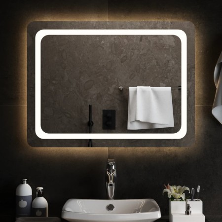 Badezimmerspiegel mit LED 80x60 cm von vidaXL, Spiegel - Ref: Foro24-151787, Preis: 72,25 €, Rabatt: %