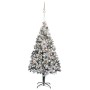 Beleuchteter Weihnachtsbaum mit Lichtern und grünen Kugeln 210 cm von vidaXL, Weihnachtsbäume - Ref: Foro24-3077869, Preis: 1...