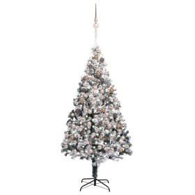 Pre-lit Christmas tree with lights and green balls 210 cm by vidaXL, Christmas trees - Ref: Foro24-3077869, Price: 178,99 €, ...