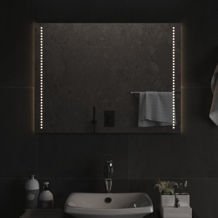 Espejo de baño con LED 80x60 cm de vidaXL, Espejos - Ref: Foro24-151730, Precio: 72,47 €, Descuento: %