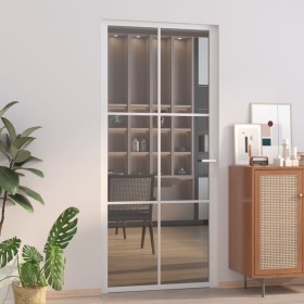 Interior door EGS glass and white aluminum 93x201.5 cm by vidaXL, Doors for the home - Ref: Foro24-350590, Price: 198,99 €, D...