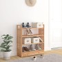 Shoe rack with solid walnut wood drawer 70x27x81 cm by vidaXL, Shoe racks and shoe organizers - Ref: Foro24-350359, Price: 91...