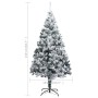 Beleuchteter Weihnachtsbaum mit Lichtern und grünen Kugeln 210 cm von vidaXL, Weihnachtsbäume - Ref: Foro24-3077869, Preis: 1...