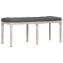 Dark gray fabric bench 110x40x49 cm by vidaXL, Banks - Ref: Foro24-344451, Price: 73,71 €, Discount: %