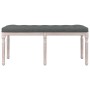 Dark gray fabric bench 110x40x49 cm by vidaXL, Banks - Ref: Foro24-344451, Price: 73,71 €, Discount: %