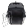 Gray and black PP pet carrier 48x32x31 cm by vidaXL, Pet carriers and boxes - Ref: Foro24-171796, Price: 34,07 €, Discount: %