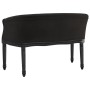 Banco de terciopelo negro 98x56x69 cm de vidaXL, Bancos - Ref: Foro24-344514, Precio: 233,75 €, Descuento: %