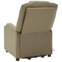 Sillón de masaje elevable cuero sintético color capuchino de vidaXL, Sillones de masaje eléctricos - Ref: Foro24-3100335, Pre...