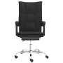 Silla de oficina reclinable cuero sintético negro de vidaXL, Sillas de oficina - Ref: Foro24-349753, Precio: 110,04 €, Descue...