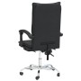 Silla de oficina reclinable cuero sintético negro de vidaXL, Sillas de oficina - Ref: Foro24-349753, Precio: 110,04 €, Descue...