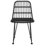 Garden chairs 2 units black synthetic rattan 48x62x84 cm by vidaXL, Garden chairs - Ref: Foro24-319429, Price: 133,06 €, Disc...