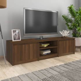 TV stand made of brown oak plywood, measuring 140x40x35.5 cm. by vidaXL, TV Furniture - Ref: Foro24-815359, Price: 97,16 €, D...