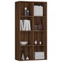 Oak brown plywood shelving/sideboard 66x30x130 cm by vidaXL, Bookcases and shelves - Ref: Foro24-815251, Price: 90,70 €, Disc...