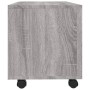 TV cabinet with wheels gray plywood 90x35x35 cm by vidaXL, TV Furniture - Ref: Foro24-815259, Price: 64,99 €, Discount: %