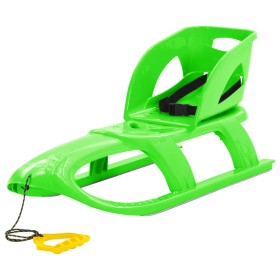 Green polypropylene sled with seat 102.5x40x23 cm by vidaXL, Sleighs - Ref: Foro24-93723, Price: 68,51 €, Discount: %