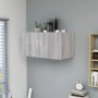 Sonoma gray engineered wood wall cabinet 80x39x40 cm by vidaXL, Shelves and shelves - Ref: Foro24-815514, Price: 55,55 €, Dis...